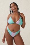 High Side Brazilian Seam Bikini Bottom, CHARLIE OMBRE GREEN SHIMMER - alternate image 4