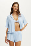 Slinky Soft Short Sleeve Set, EMMY GINGHAM WHITE/GUMBALL - example image 1