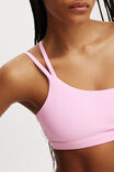 Rib One Shoulder Strappy Crop, MILLENNIAL PINK RIB - alternate image 2