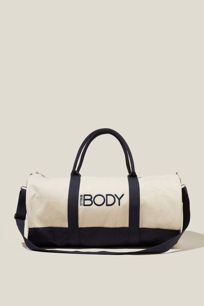 Body Weekender Bag, NATURAL / OMBRE BLUE