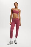 Ultra Luxe Mesh Panel 7/8 Tight- Asia Fit, DRY ROSE MESH - alternate image 1