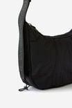 Scrunched Shoulder Bag, BLACK - alternate image 2