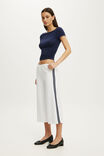Sculpt Fleece Culotte, WHITE - example image 1