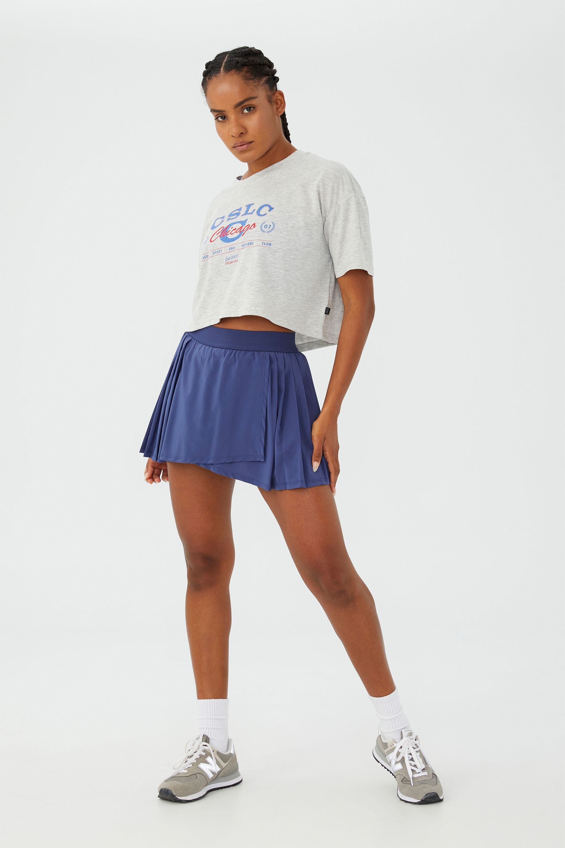 Women Shorts | Courtside Wrap Tennis Skirt - JG59023