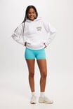 Plush Premium Graphic Hoodie, WHITE/WELLNESS CLUB DUSTY KHAKI - alternate image 4