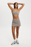 Strappy Sports Crop, DESERT GREY RIB - alternate image 4