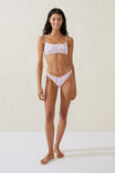Refined High Side Brazilian Bikini Bottom, LEA FLORAL - alternate image 1