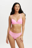 Everyday Lace Lightly Lined Bra, PINK HEAVEN - alternate image 1