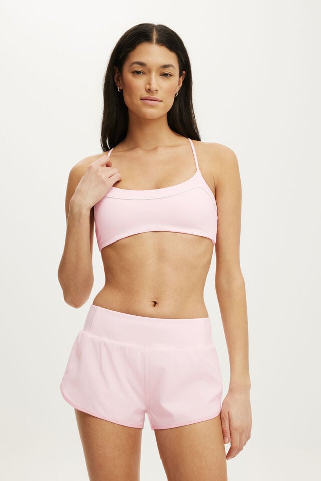 Contour Woven Short, CHERRY DREAM/PRISM PINK