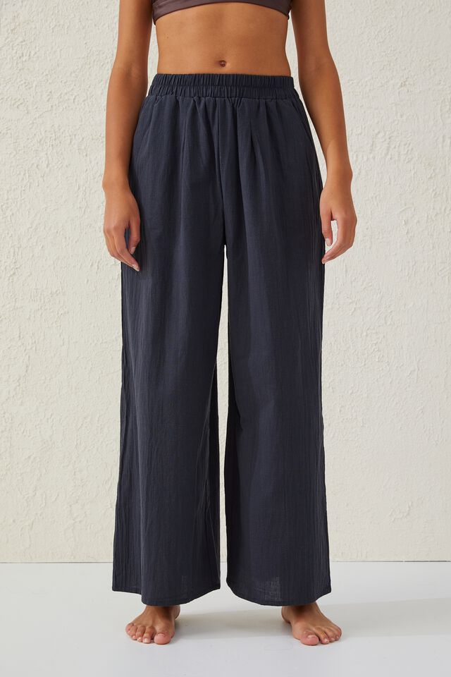 Relaxed Beach Pant, WASHED BLACK