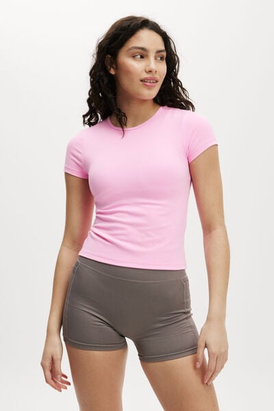 Ultra Soft Fitted Tshirt, MILLENNIAL PINK
