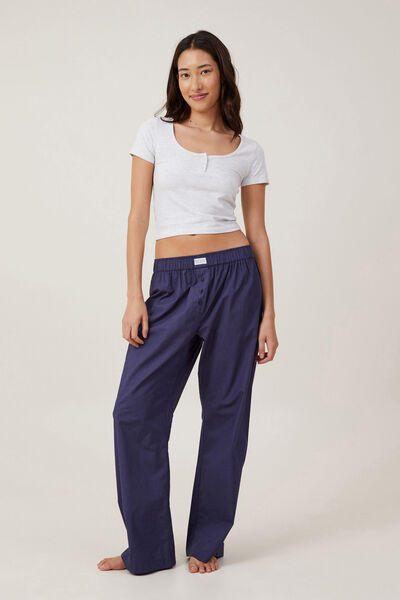 Boyfriend Boxer Pant, MIDNIGHT RAIN