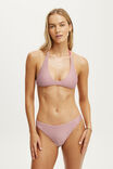 Full Bikini Bottom, SUNDRIED ROSE RIB STRIPE - example image 4