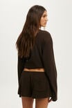 Super Soft Waffle Cheeky Short, TOFFEE BEAN - example image 3