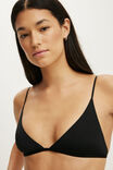 Invisible Micro Bralette, BLACK - example image 2