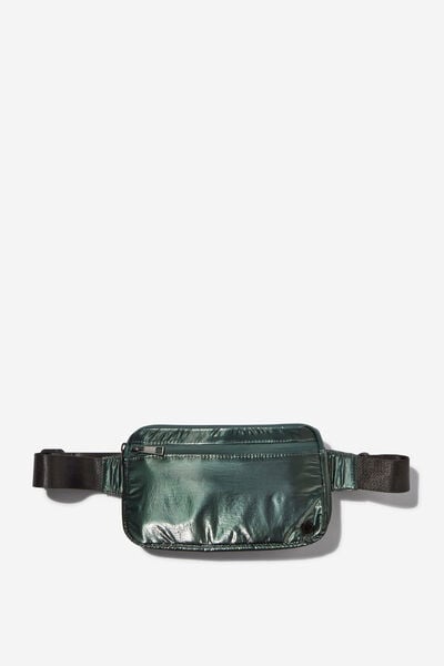 Belt Bag, METALLIC GREEN
