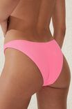 High Side Brazilian Seam Bikini Bottom, MALIBU PINK CRINKLE - alternate image 2