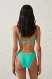Refined High Side Brazilian Bikini Bottom, FRESH GREEN/BLANKET STITCH - alternate image 3