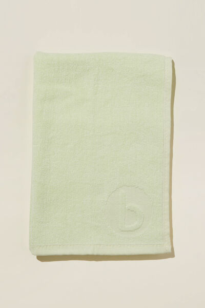 Plush Cotton Sweat Towel, PISTACHIO CREAM