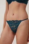 Butterfly Lace Tanga G String Brief, ENCHANTED FOREST - alternate image 2