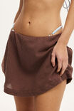 Bronte Beach Mini Skirt, ESPRESSO - example image 2