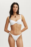 Underwire Balconette Bikini Top, WHITE JACQUARD - alternate image 1