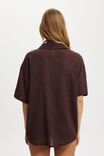 The Essential Short Sleeve Beach Shirt Asia Fit, WILLOW BROWN - alternate image 3