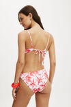 Scoop Tie Back Bikini Top, TROPICAL LILY PINK - example image 3