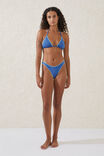 Slider Triangle Bikini Top, SPRING BLUE/BLANKET STITCH - alternate image 4