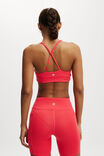 Ultra Soft Elastic Racer Crop, FRENCHIE RED - alternate image 3