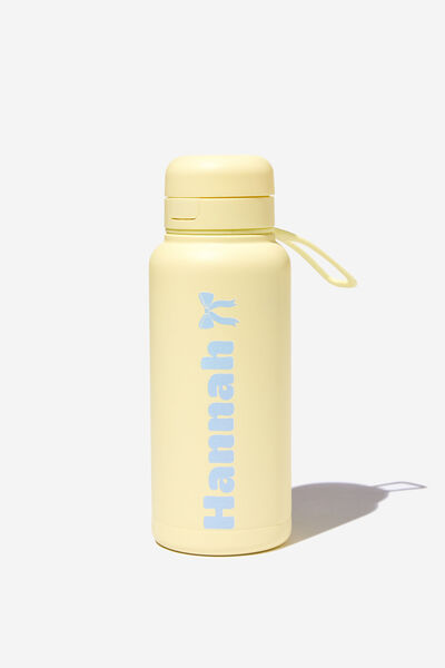 Grab And Go Drink Bottle 1L Personalised, YELLOW DREAM