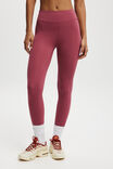 Ultra Luxe Mesh Panel 7/8 Tight- Asia Fit, DRY ROSE - alternate image 2