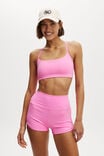 Workout Yoga Crop, MILLENNIAL PINK - alternate image 1