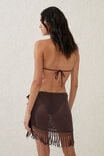 Fringe Beach Mini Skirt, WILLOW BROWN - alternate image 3