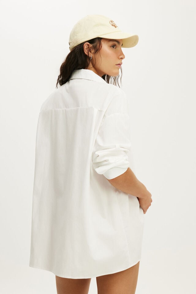 Poppy Beach Shirt, COCONUT MILK