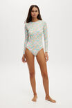 Long Sleeve One Piece Full, GINA FLORAL - alternate image 1
