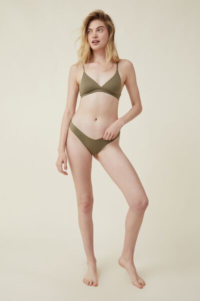 The Smoothing Hipster Brasiliano Brief, DUSKY GREEN