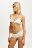 Cotton Pointelle Boyshort, BUTTERSCOTCH MARLE - example image 4