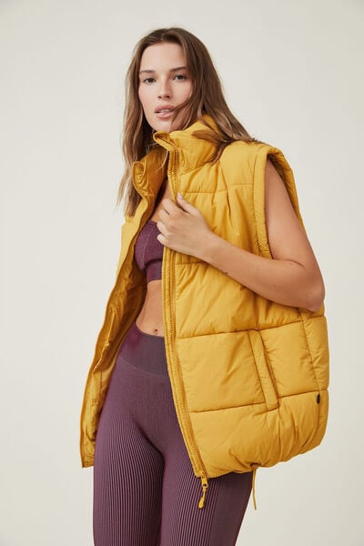 The Recycled Mother Puffer Vest, MEDALLIAN