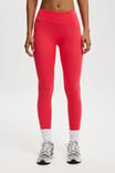 Ultra Soft Track Full Length Tight- Asia Fit, FRENCHIE RED - alternate image 2