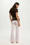 Airy Soft Roll Waist Pant, SMOOTH KRISTY POLKADOT PINK KISS/TOFFEE BEAN - example image 3
