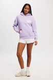 Plush Premium Graphic Hoodie, PURPLE ROSE/WELLNESS CLUB COCONUT MILK - alternate image 4