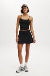 Ultra Soft Ruched Side Tank, BLACK - alternate image 4