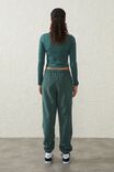Plush Essential Gym Trackpant, HOLLY GREEN - alternate image 4