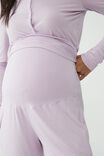Sleep Recovery Maternity Pant, PINK ORCHID