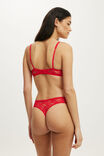 Remi Lace Lightly Lined Underwire Bra, CHEEKY CHERRY - example image 3