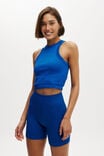 Seamless Ringer Tank, ELECTRIC NAVY - alternate image 1