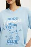 Active Graphic V-Neck Tee, CAMPUS BLUE/RETRO - example image 2