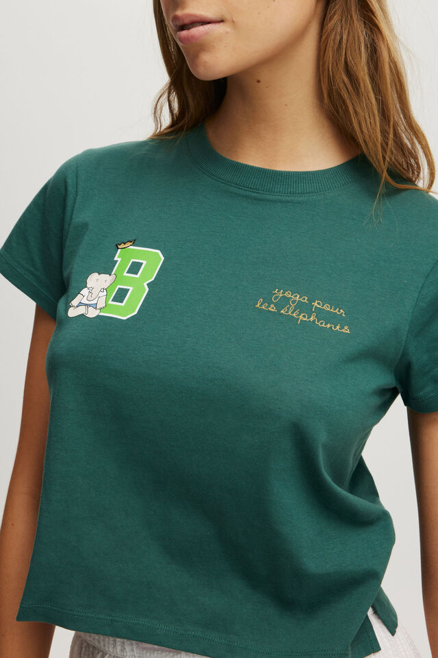 90 S Sleep Tee, LCN BAB / BABAR ELEPHANT YOGA