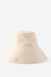 Canvas Bucket Hat, NATURAL - example image 1